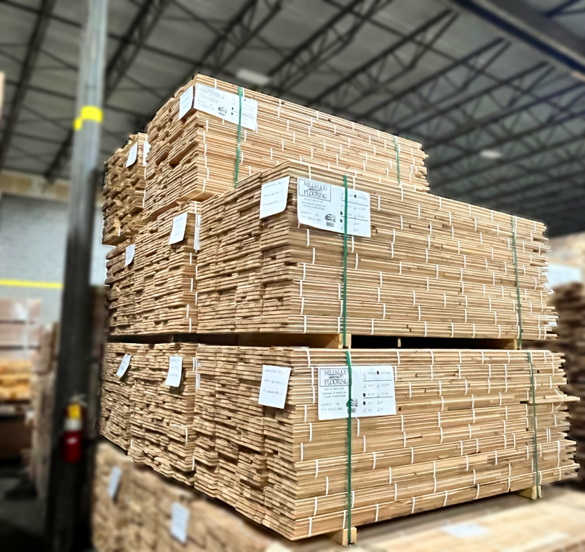 Solid hardwood flooring
