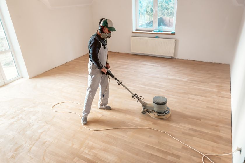 Floor buffing machine